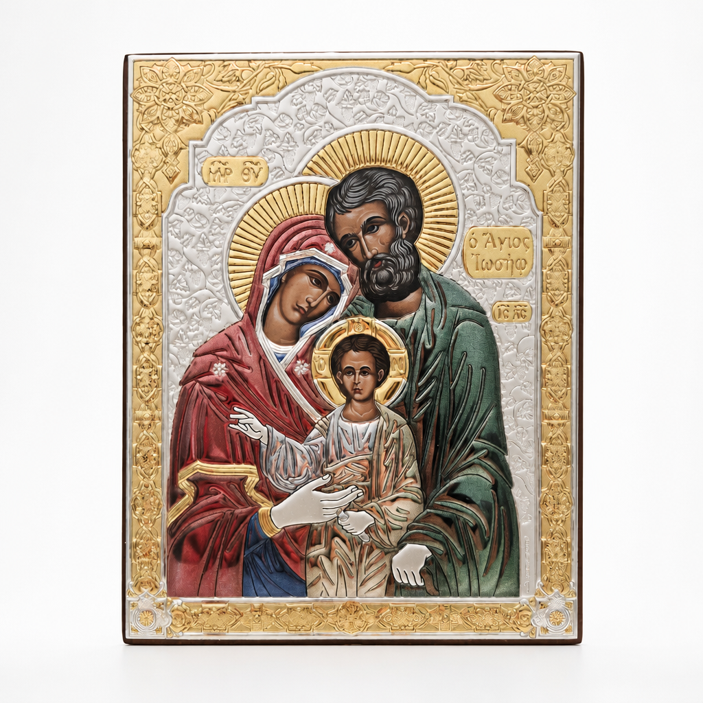 Icono Bizantino Arte en Plata