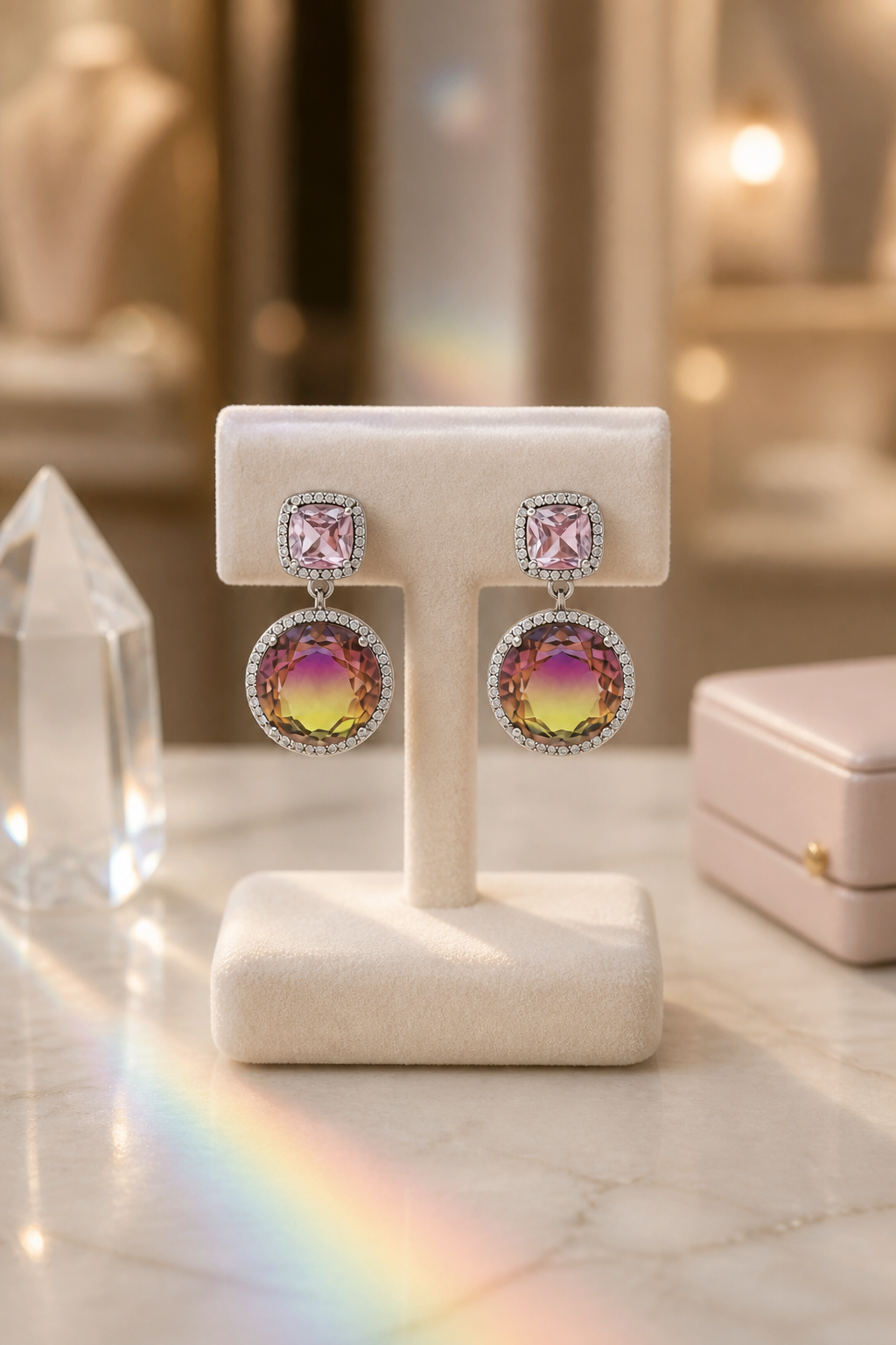 Pendientes Articulados en Plata de Ley